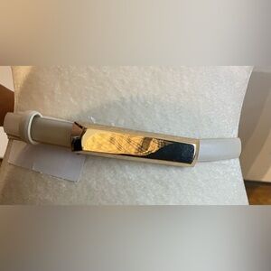 Linea Pelle Belt with Metallic Accent